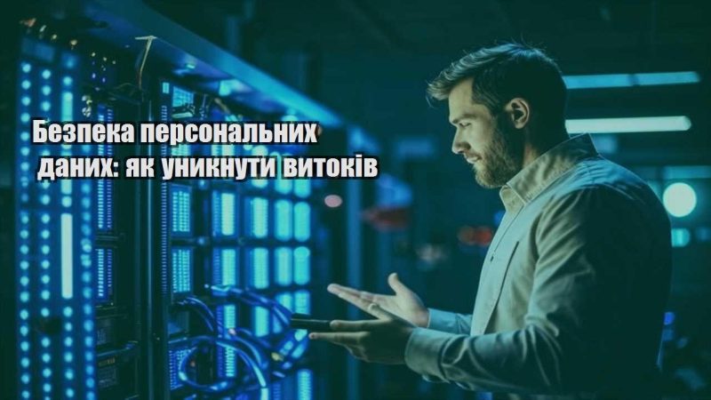 bezpeka personalnyh danyh yak unyknuty vytokiv