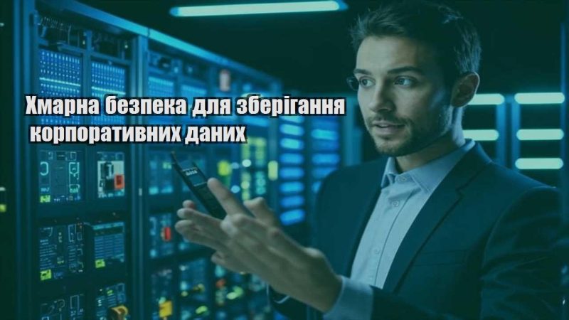 hmarna bezpeka dlya zberigannya korporatyvnyh danyh