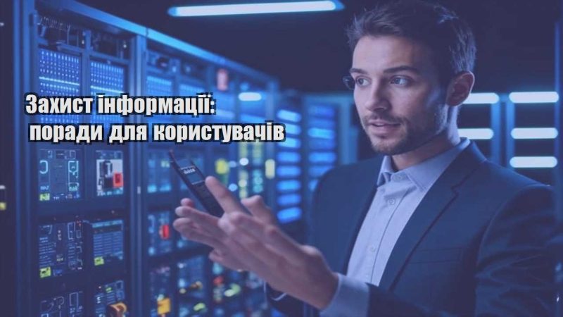 zahyst informacziyi porady dlya korystuvachiv