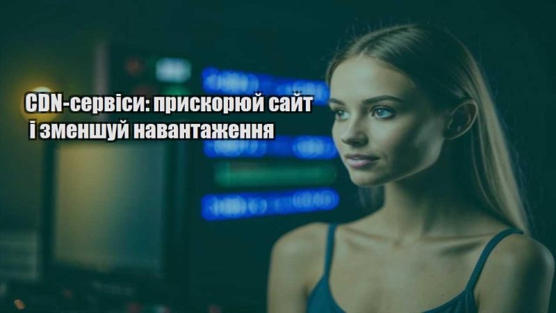 cdn servisy pryskoryuj sajt i zmenshuj navantazhennya