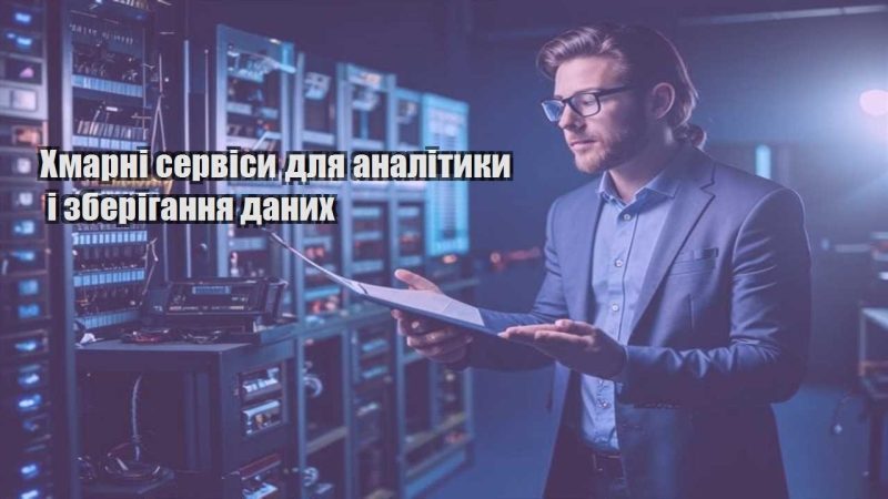 hmarni servisy dlya analityky i zberigannya danyh