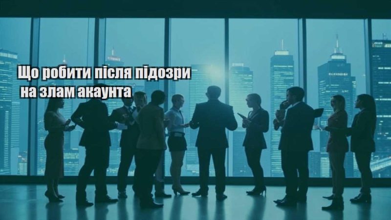shho robyty pislya pidozry na zlam akaunta