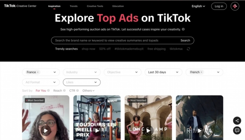 tiktok creative center kkgqt